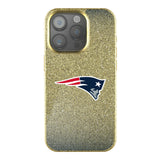 New England Patriots Linen Bling Phone Case for Apple iPhone