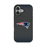 New England Patriots Linen Bump Phone Case for Apple iPhone