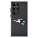 New England Patriots Linen MagSafe Compatible Phone Case for Samsung Galaxy