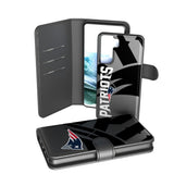 New England Patriots Monocolor Tilt Wallet Phone Case for Samsung Galaxy