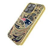 New England Patriots Paisley Bling Phone Case for Apple iPhone
