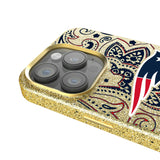 New England Patriots Paisley Bling Phone Case for Apple iPhone