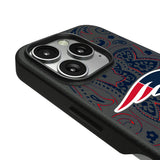 New England Patriots Paisley MagSafe Compatible Phone Case for Apple iPhone