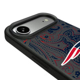 New England Patriots Paisley MagSafe Compatible Phone Case for Apple iPhone
