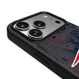 New England Patriots Paisley MagSafe Compatible Phone Case for Apple iPhone