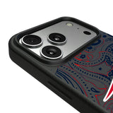 New England Patriots Paisley MagSafe Compatible Phone Case for Apple iPhone