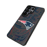 New England Patriots Paisley MagSafe Compatible Phone Case for Samsung Galaxy 26 Series