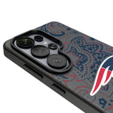 New England Patriots Paisley MagSafe Compatible Phone Case for Samsung Galaxy 26 Series