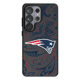 New England Patriots Paisley MagSafe Compatible Phone Case for Samsung Galaxy 26 Series