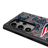 New England Patriots Paisley MagSafe Compatible Phone Case for Samsung Galaxy