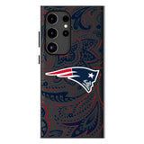New England Patriots Paisley MagSafe Compatible Phone Case for Samsung Galaxy