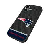 New England Patriots Personalized EndZone Plus Bump Phone Case for Apple iPhone