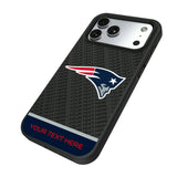 New England Patriots Personalized EndZone Plus Bump Phone Case for Apple iPhone