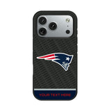 New England Patriots Personalized EndZone Plus Bump Phone Case for Apple iPhone