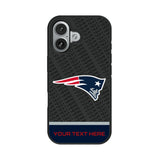 New England Patriots Personalized EndZone Plus Bump Phone Case for Apple iPhone 17 Series