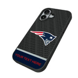 New England Patriots Personalized EndZone Plus Bump Phone Case for Apple iPhone