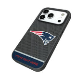 New England Patriots Personalized EndZone Plus Bump Phone Case for Apple iPhone