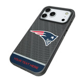 New England Patriots Personalized EndZone Plus Bump Phone Case for Apple iPhone