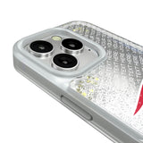 New England Patriots Personalized EndZone Plus Glitter Phone Case for Apple iPhone