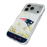 New England Patriots Personalized EndZone Plus Glitter Phone Case for Apple iPhone
