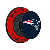 New England Patriots Personalized Endzone Solid PopSockets Magnetic Phone Grip and Stand