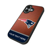 New England Patriots Personalized Football Bump Phone Case for Apple iPhone