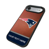 New England Patriots Personalized Football Bump Phone Case for Apple iPhone