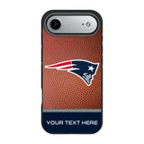 New England Patriots Personalized Football Bump Phone Case for Apple iPhone