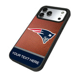 New England Patriots Personalized Football Bump Phone Case for Apple iPhone