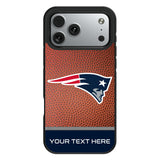 New England Patriots Personalized Football Bump Phone Case for Apple iPhone