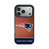 New England Patriots Personalized Football Bump Phone Case for Apple iPhone