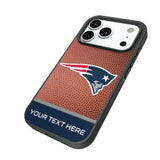 New England Patriots Personalized Football Bump Phone Case for Apple iPhone