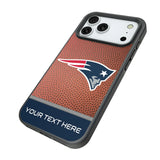New England Patriots Personalized Football Bump Phone Case for Apple iPhone