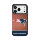 New England Patriots Personalized Football Bump Phone Case for Apple iPhone