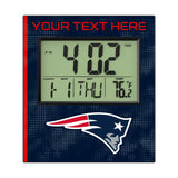 New England Patriots Personalized Hatch Wall Clock
