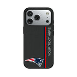 New England Patriots Personalized Sidebard MagSafe Compatible Phone Case for Apple iPhone