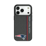 New England Patriots Personalized Sidebard MagSafe Compatible Phone Case for Apple iPhone
