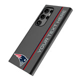 New England Patriots Personalized Sidebard MagSafe Compatible Phone Case for Samsung Galaxy
