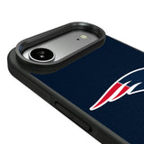 New England Patriots Personalized Stripe Bump Phone Case for Apple iPhone
