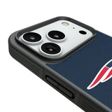 New England Patriots Personalized Stripe Bump Phone Case for Apple iPhone