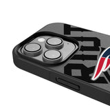 New England Patriots Personalized Tilt Bump Phone Case for Apple iPhone