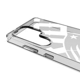 New England Patriots Personalized Tilt Clear Phone Case for Samsung Galaxy