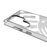 New England Patriots Personalized Tilt Clear Phone Case for Samsung Galaxy