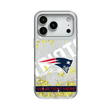 New England Patriots Personalized Tilt Glitter Phone Case for Apple iPhone