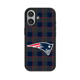 New England Patriots Plaid MagSafe Compatible Phone Case for Apple iPhone