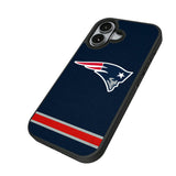 New England Patriots Stripe Bump Phone Case for Apple iPhone