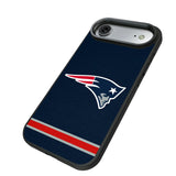 New England Patriots Stripe Bump Phone Case for Apple iPhone