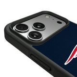 New England Patriots Stripe Bump Phone Case for Apple iPhone
