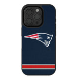 New England Patriots Stripe Bump Phone Case for Apple iPhone