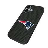 New England Patriots Text Backdrop Bump Phone Case for Apple iPhone